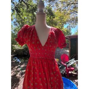 Urban Outfitters Women's Off the Shoulder, Open Back Slit front Maxi Dress New